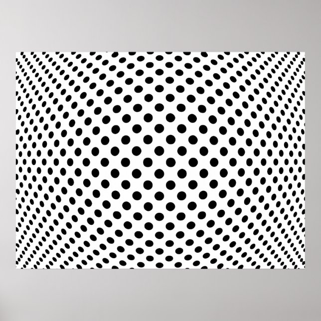 Dot Optical Illusion Poster (Front)