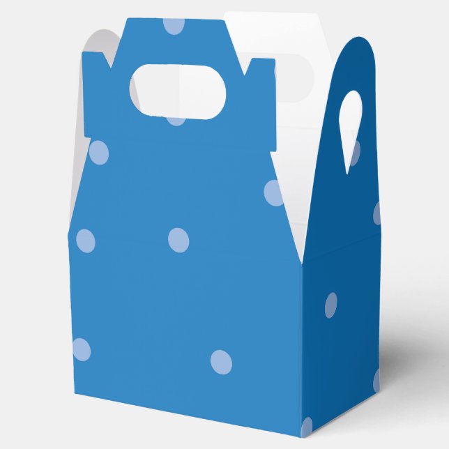 Dot Pattern Favour Box (Opened)