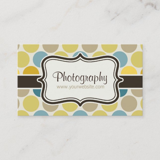 Dot Retro Calling Card (Front)