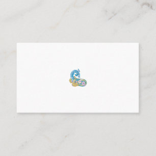 Dot, Sherpa Blue, Golden Sand Design Appointment Card