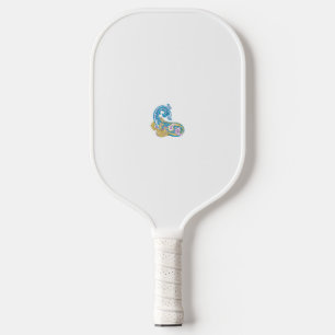 Dot, Sherpa Blue, Golden Sand Design Pickleball Paddle