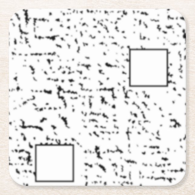 Dot, Vampire Grey Paper Coaster (Front)