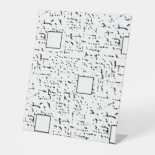 Dot, Vampire Grey Pedestal Sign