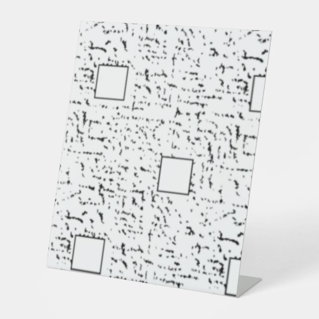 Dot, Vampire Grey Pedestal Sign (Front)