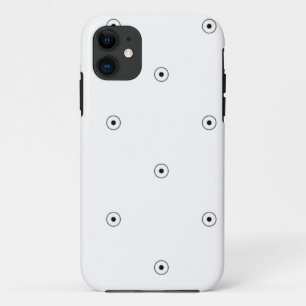 Dot, White Smoke iPhone 11 Case