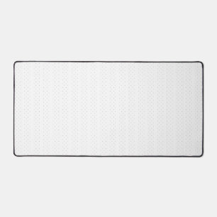 Dot, White Smoke Desk Mat