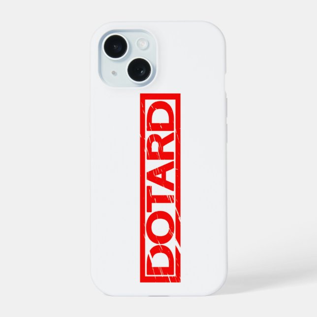 Dotard Stamp iPhone 15 Case (Back)