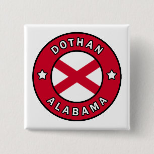 Dothan Alabama 15 Cm Square Badge