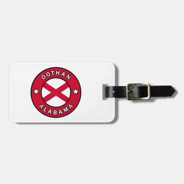 Dothan Alabama Luggage Tag (Front Horizontal)