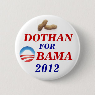 Dothan for Obama 6 Cm Round Badge