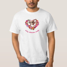 doting chihuahua daddy roses heart