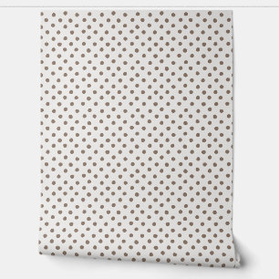 Dots-a-Lot: Cosy Brown Mini-Dot Wallpaper