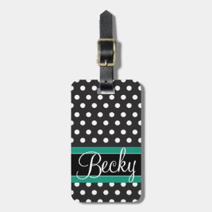 Dots Acrylic Luggage Tag