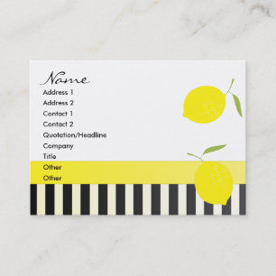 Dots an Lemons Bicycle Business Card