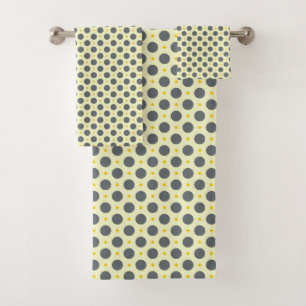 DOTS AND DIAMONDS BATH TOWEL SET