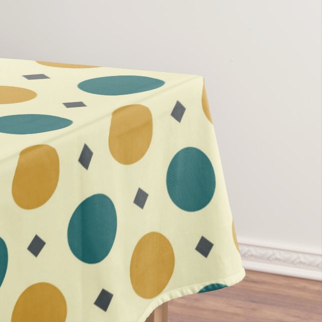 DOTS and DIAMONDS Tablecloth (In Situ)