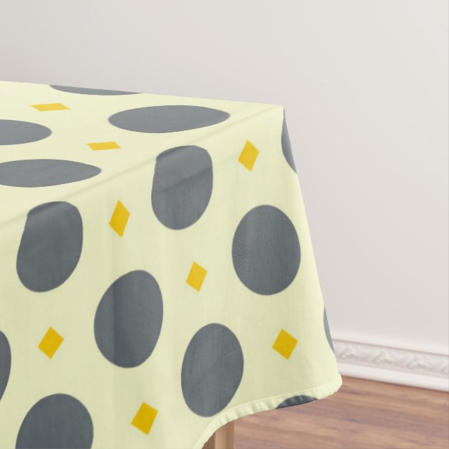 DOTS and DIAMONDS Tablecloth (In Situ)