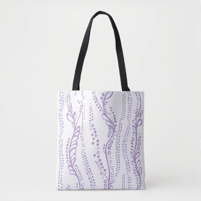 Dots and lines squares tote bag (Front)
