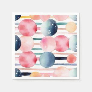 Dots and Stripes 10 Napkin