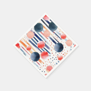 Dots and Stripes 5 Napkin