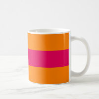 Dots and Stripes Forever hot pink and orange