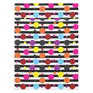 Dots And Stripes Tablecloth