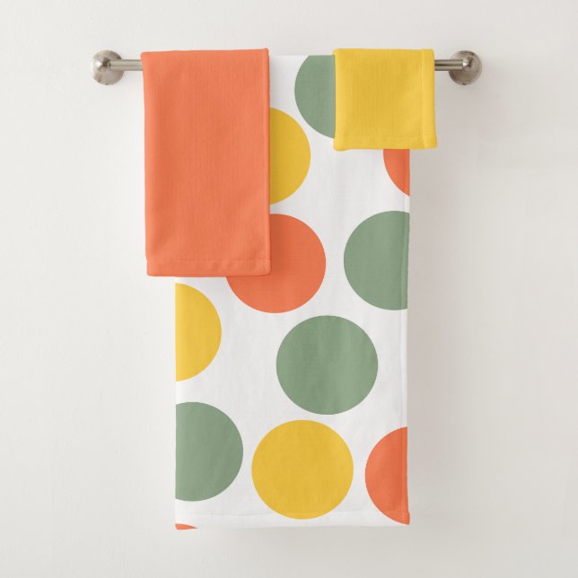 Dots  bath towel set (Insitu)