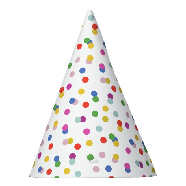 Dots birthday  party hat (Right)