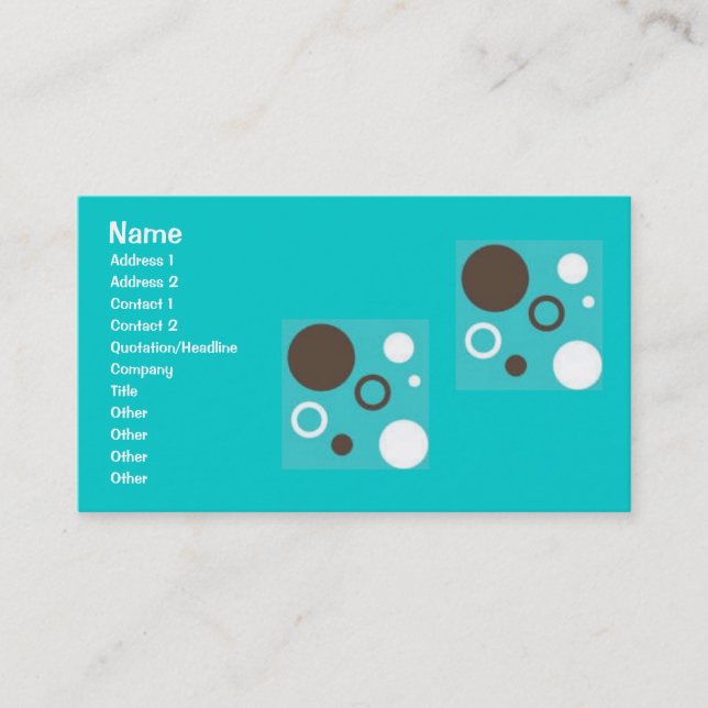 Dots!!! Business Card (Front)