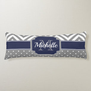 Dots & Chevrons Pattern Body Cushion