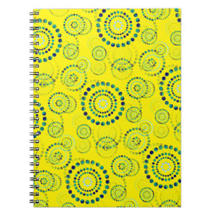 Dots Circle Power Flowers II + your backgr. & idea Notebook