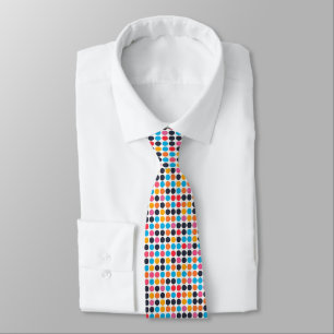 Dots Colourful Pattern Tie