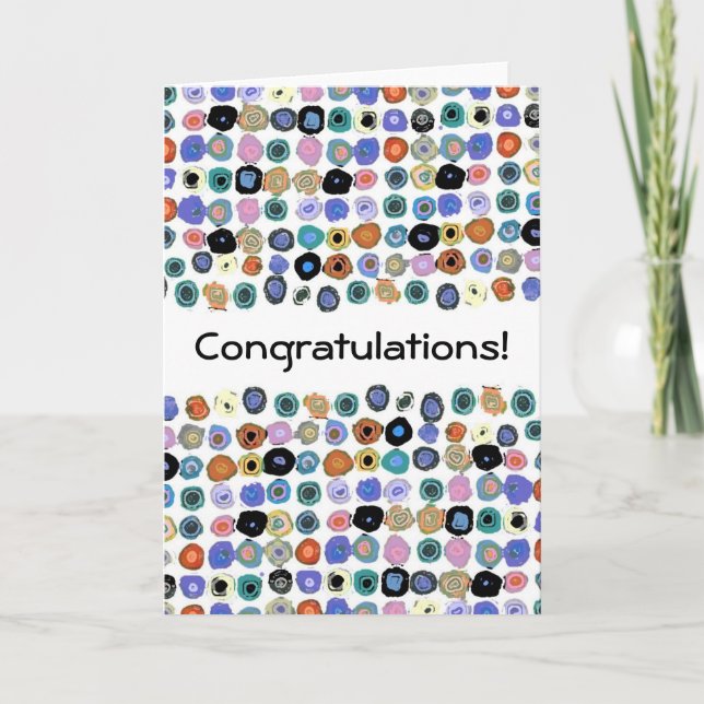 Dots -  Congratulations! Card (Front)