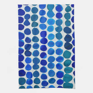 Dots Kitchen Towel in Blue