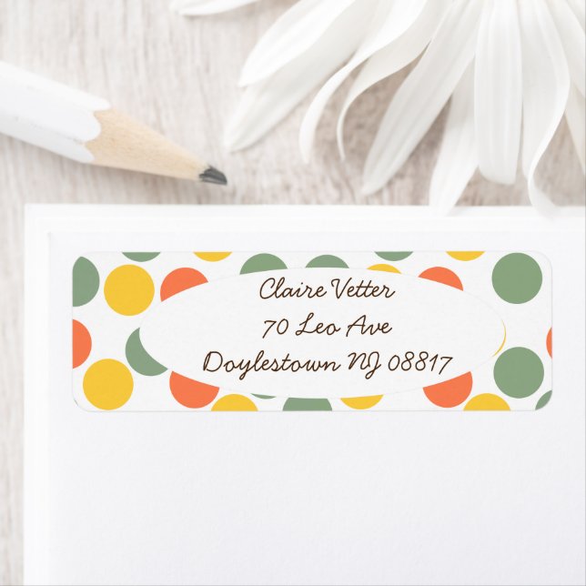 Dots  label return address label (Insitu)