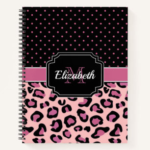 Dots & Leopard Print Notebook