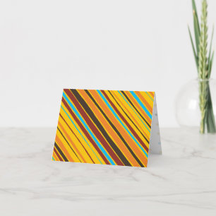Dots 'n' Stripes Blank Notecard