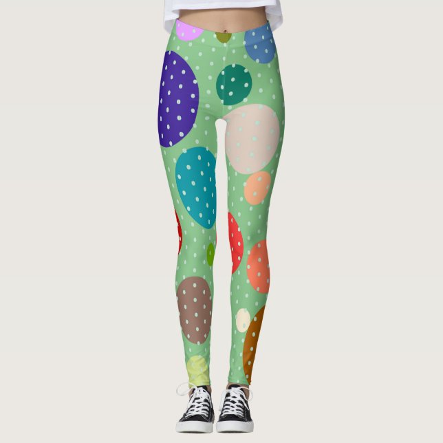 Dots on Dots Leggings (Front)