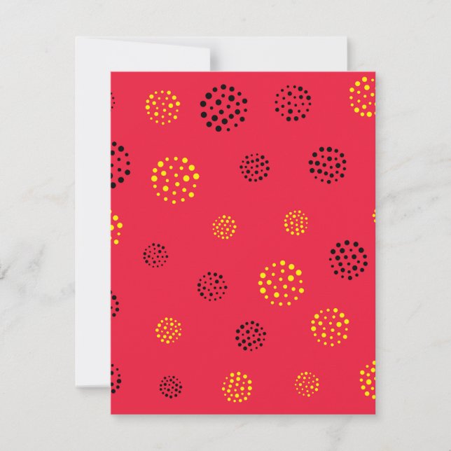Dots Pattern 12 Card (Front)