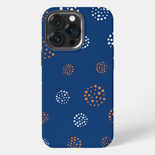 Dots Pattern 13 iPhone Case (Back)