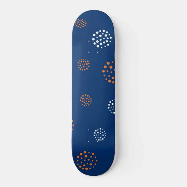 Dots Pattern 13 Skateboard (Front)