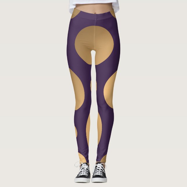 Dots Pattern 15 Leggings (Front)