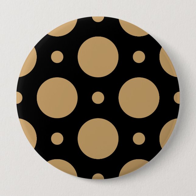 Dots Pattern 17 10 Cm Round Badge (Front)