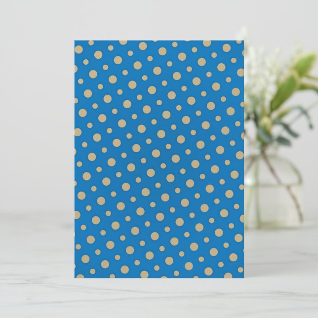 Dots Pattern 4 Thank You Card (Standing Front)