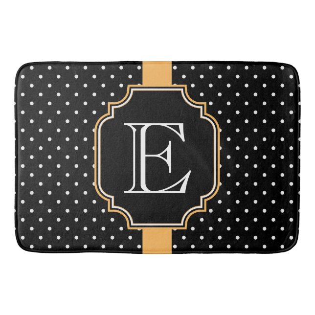 Dots Pattern Bath Mat (Front)