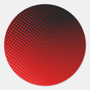 Dots Pattern Classic Round Sticker