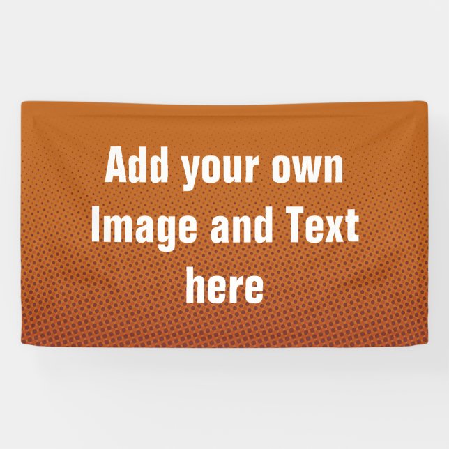Dots Pattern dark orange red + your ideas Banner (Horizontal)