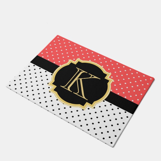 Dots Pattern Doormat (Angled)