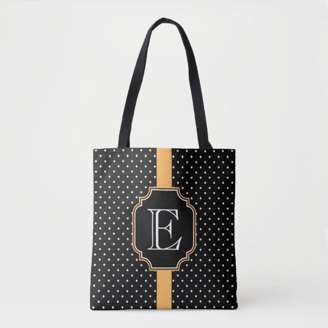 Dots Pattern Tote Bag (Front)