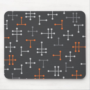 Dots - Retro Modern Abstract Mousepad
